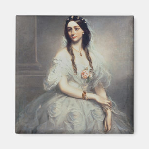Íman Retrato da Sra. C.W.Stoughton (d.1907), Três-quar