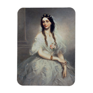 Íman Retrato da Sra. C.W.Stoughton (d.1907), Três-quar