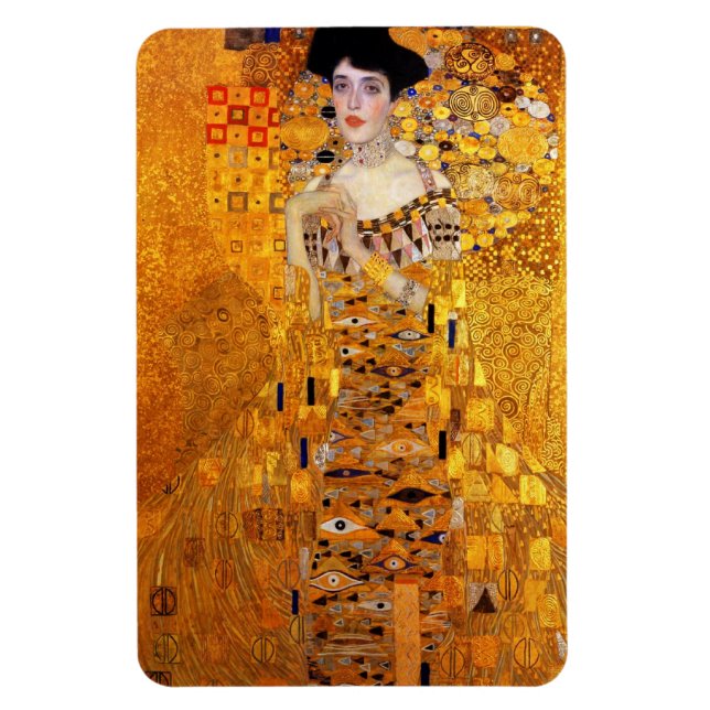 Íman Retrato de Adele Bloch-Bauer de Gustav Klimt (Vertical)