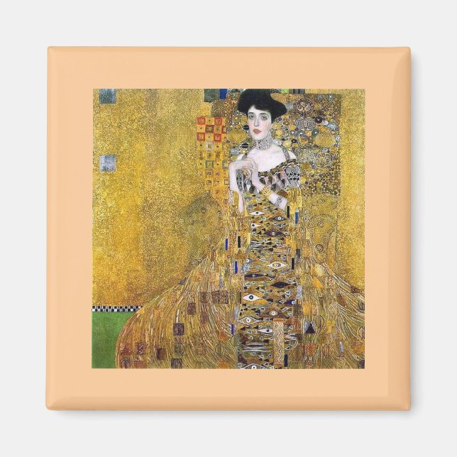 Íman Retrato de Adele Bloch-Bauer de Gustav Klimt (Frente)