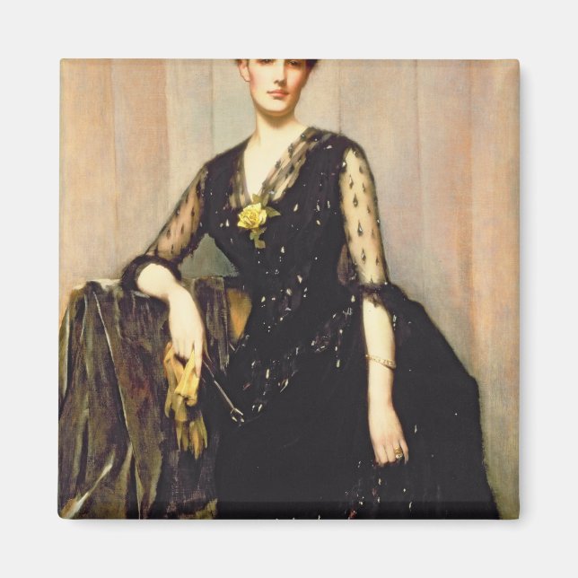 Íman Retrato de Agnes Williamson (Frente)