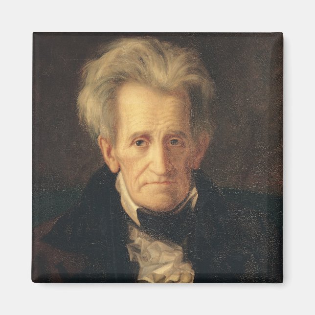 Íman Retrato de Andrew Jackson (Frente)