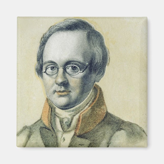 Íman Retrato de Anton A. Delvig, 1830 (Frente)