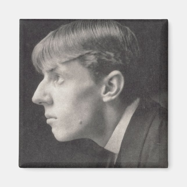 Íman Retrato de Aubrey Beardsley (1872-1998) por Freder (Frente)