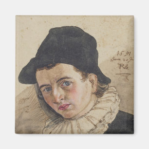 Íman Retrato de auto, 1591