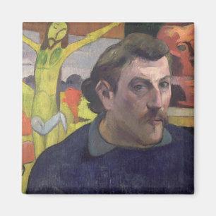 Íman Retrato de auto com o cristo amarelo, 1890
