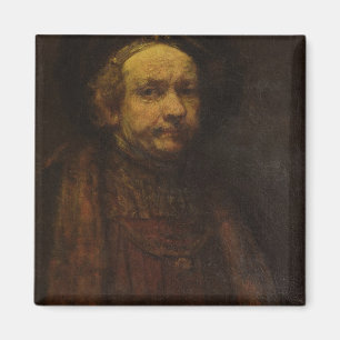 Íman Retrato de auto como um ancião, c.1664 (óleo em