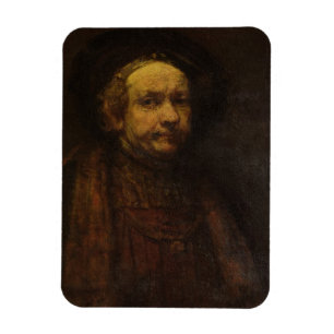 Íman Retrato de auto como um ancião, c.1664 (óleo em