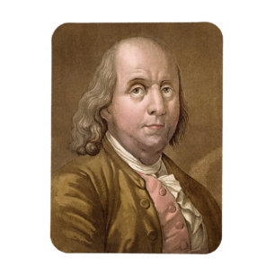 Íman Retrato de Benjamin Franklin (1706-90), 'do Le