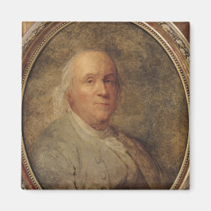 Íman Retrato de Benjamin Franklin, c.1780