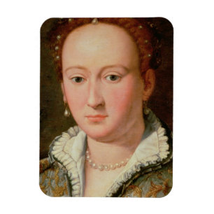 Íman Retrato de Bianca Cappello, c.1580 (óleo no cobre