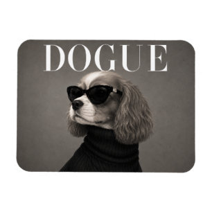 Íman Retrato de Cachorro de Moda Cavalier King Charles