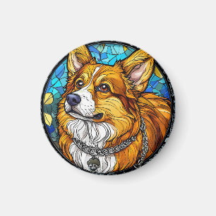 Íman Retrato de Cão Corgi