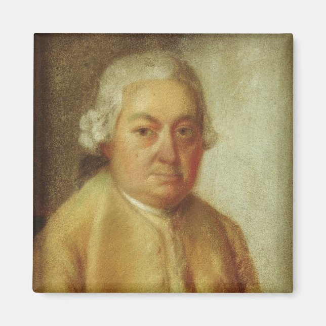 Íman Retrato de Carl Philipp Emanuel Bach, c.1780 (Frente)