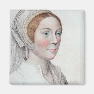 Íman Retrato de Catherine Howard (1520-42) gravado