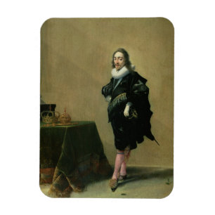 Íman Retrato de Charles mim (1600-49) 1632 (óleo no