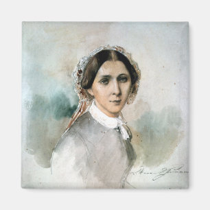 Íman Retrato de Clara Schumann 1853