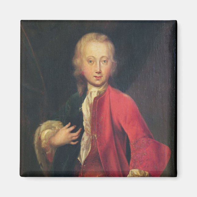 Íman Retrato de Comte Maurice de Saxe (Frente)