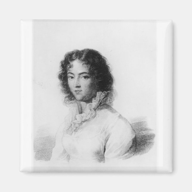 Íman Retrato de Constanze Mozart 1828 (Frente)