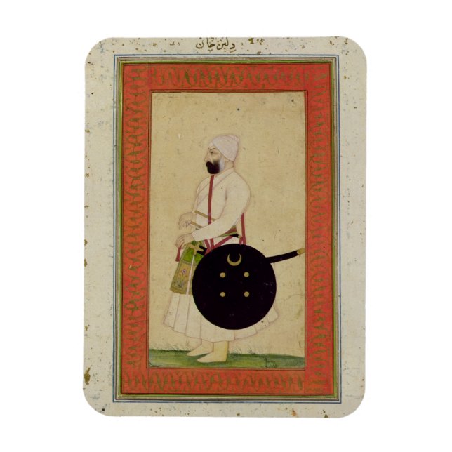 Íman Retrato de Dilir Khan, c.1760, da Large Cli (Vertical)