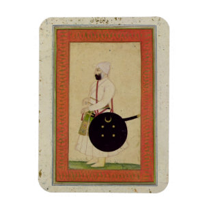 Íman Retrato de Dilir Khan, c.1760, do grande CLI