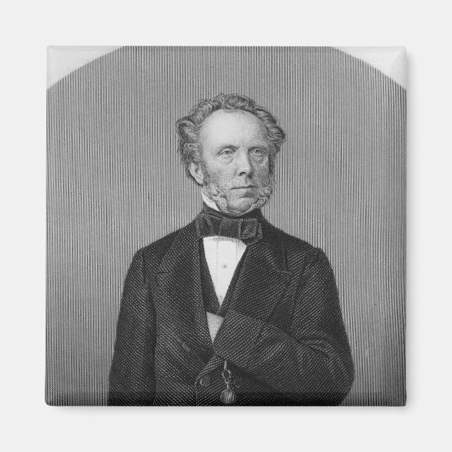 Íman Retrato de Edward Baines (Frente)