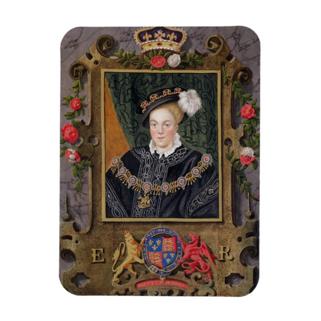 Íman Retrato de Edward VI (1537-53) Rei da Inglaterra,  (Vertical)