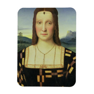 Íman Retrato de Elizabeth Gonzaga, c.1504 (óleo na