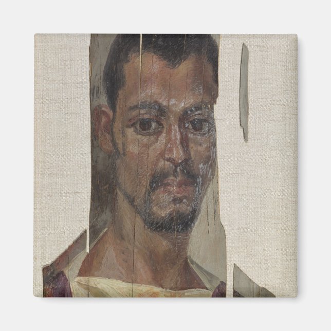 Íman Retrato de Fayum (cera encáustica sobre madeira) (Frente)