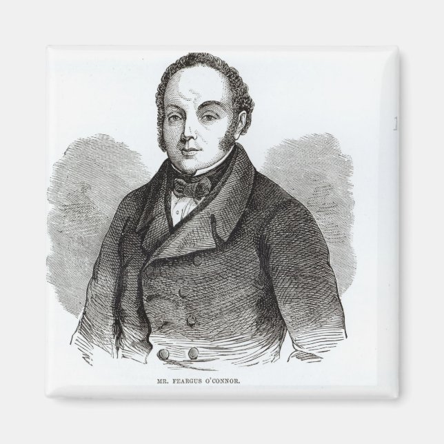 Íman Retrato de Feargus O'Connor (Frente)