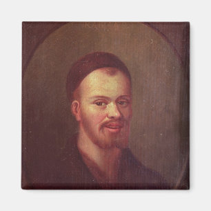 Íman Retrato de Francois Rabelais, satírico francês