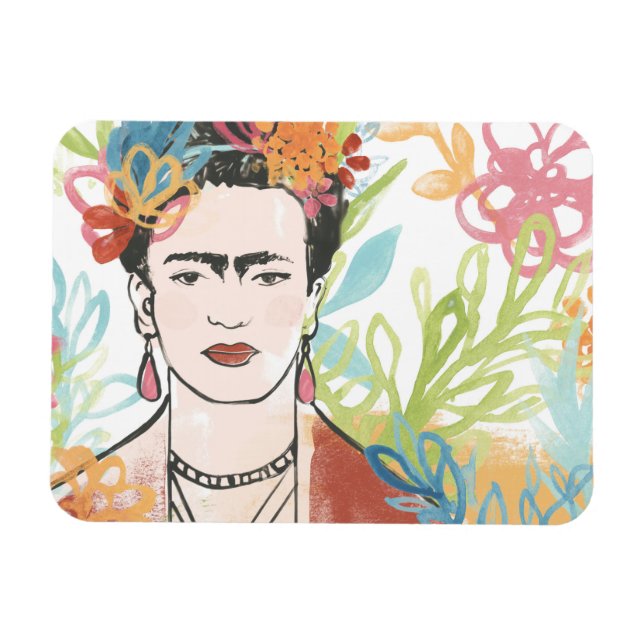 Íman Retrato de Frida Kahlo (Horizontal)