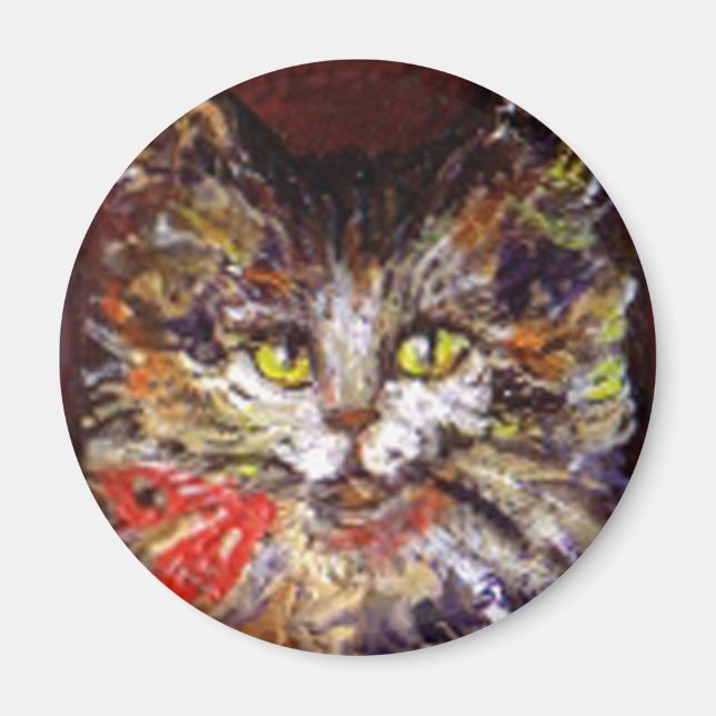 ÍMAN RETRATO DE GATINHO (Frente)