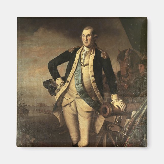 Íman Retrato de George Washington, 1779 (Frente)