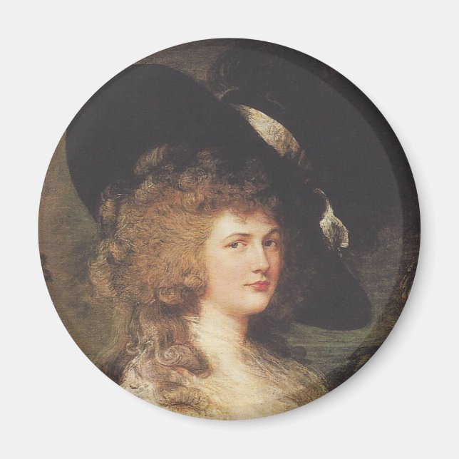 Íman Retrato de Georgiana, Duquesa de Devonshire (Frente)