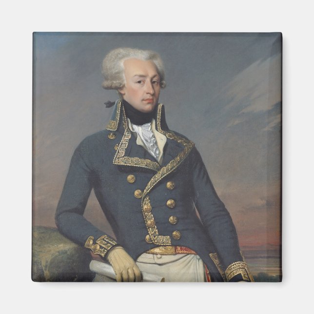 Íman Retrato de Gilbert Motier como tenente (Frente)