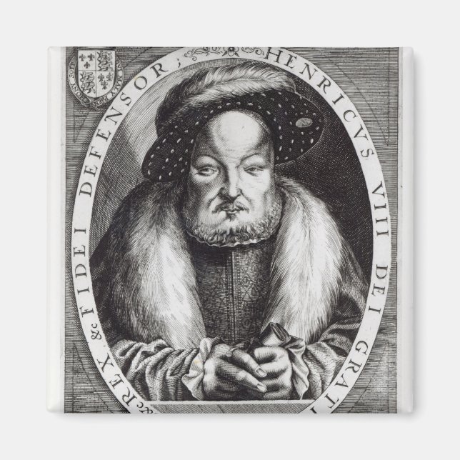 Íman Retrato de Henrique VIII (Frente)