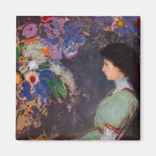 Íman Retrato de Heymann violeta por Bertrand-Jean Redon