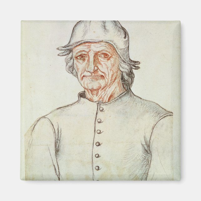 Íman Retrato de Hieronymus Bosch (Frente)