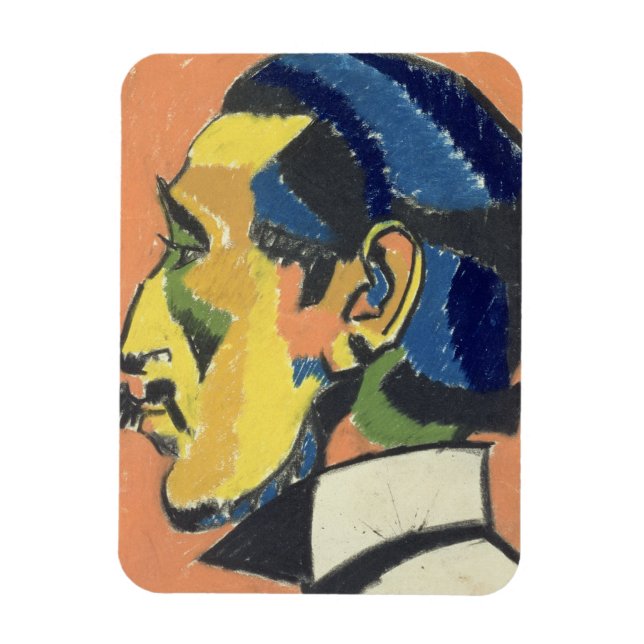 Íman Retrato de Horace Brodsky (1885-1969) (pastel em (Vertical)