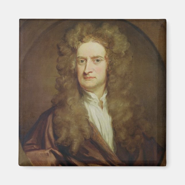 Íman Retrato de Isaac Newton 1702 (Frente)