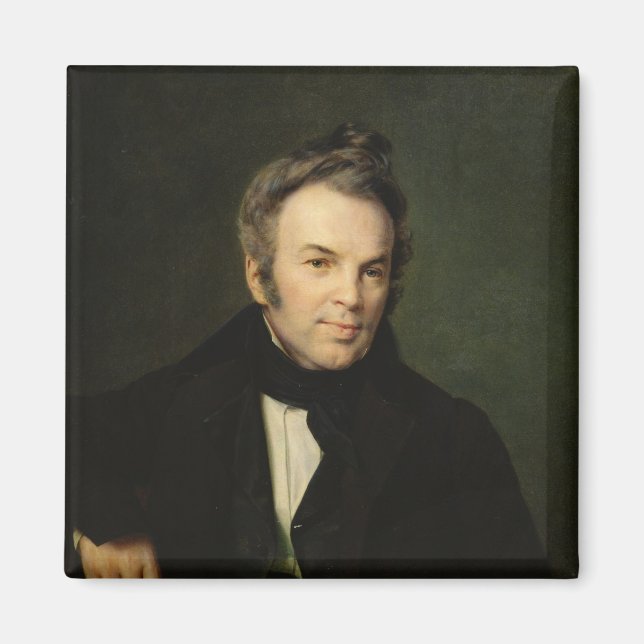 Íman Retrato de Ivan Lazhechnikov, 1834 (Frente)