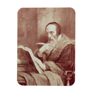 Íman Retrato de João Calvino (1509-1564) (gravura)