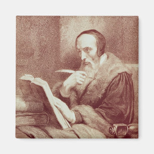 Íman Retrato de João Calvino (1509-1564) (gravura)