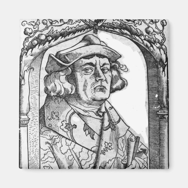 Íman Retrato de John de Indagine (Frente)