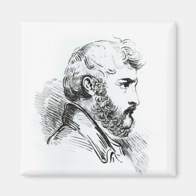 Íman Retrato de John Lewis Burckhardt (Frente)