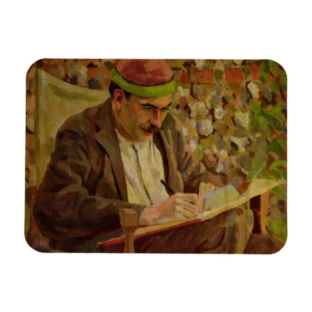 Íman Retrato de John Maynard Keynes (1883-1946) (óleo (Horizontal)