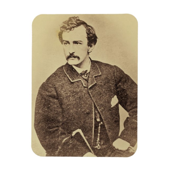 Íman Retrato de John Wilkes Booth | 1861-65 (Vertical)