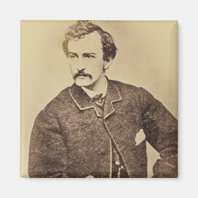 Íman Retrato de John Wilkes Booth | 1861-65 (Frente)