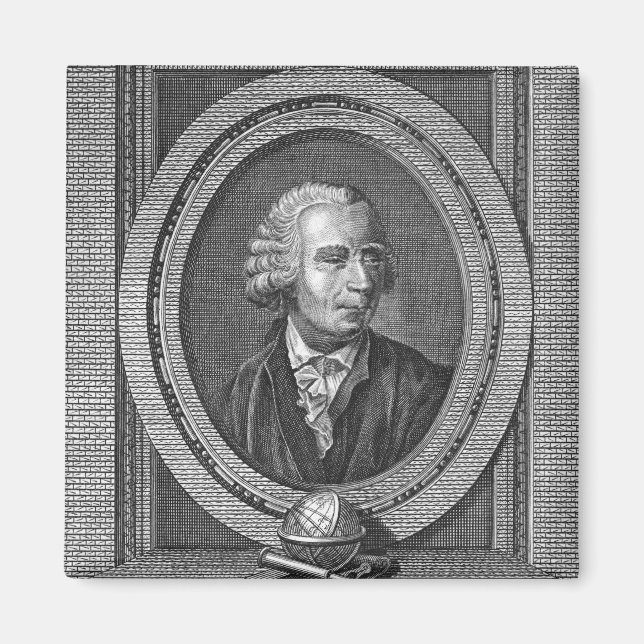 Íman Retrato de Leonard Euler (Frente)